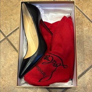 Christian Louboutin Black Decollete 554 size 37.5 Great Condition and Price